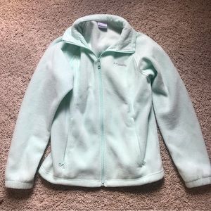 Mint green Columbia jacket size medium